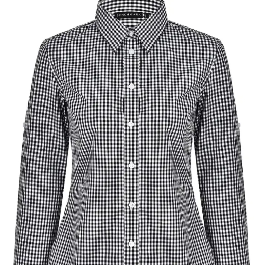 Picture of Winning Spirit, Ladies Gingham Check L/S Shirt
